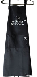 Unisex Apron - Life is what you bake it
