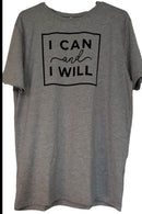 I can and I will T-shirt - Large size