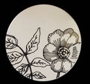 Black and White  Flower design Coaster