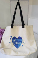 Tote Bag - Love in Blue