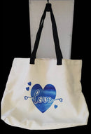 Tote Bag - Love in Blue