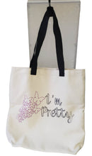 Tote Bag - I'm Pretty and butterfly print